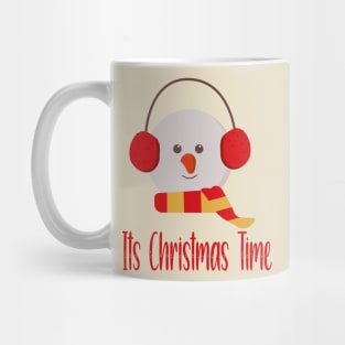 It's Christmas Time for the Cute Snowman Mug